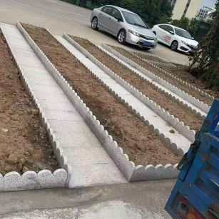 驻马店芝麻白花边石