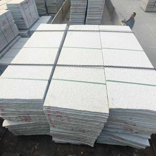 驻马店芝麻白毛板，石材毛板