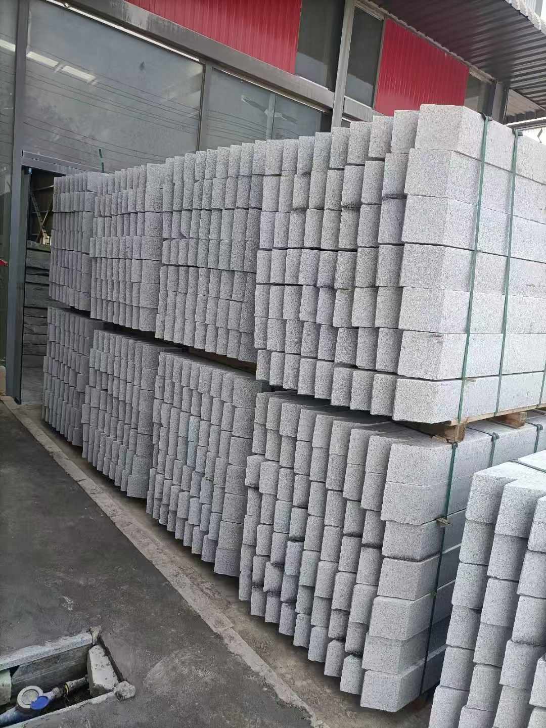 驻马店芝麻白树围石 树池