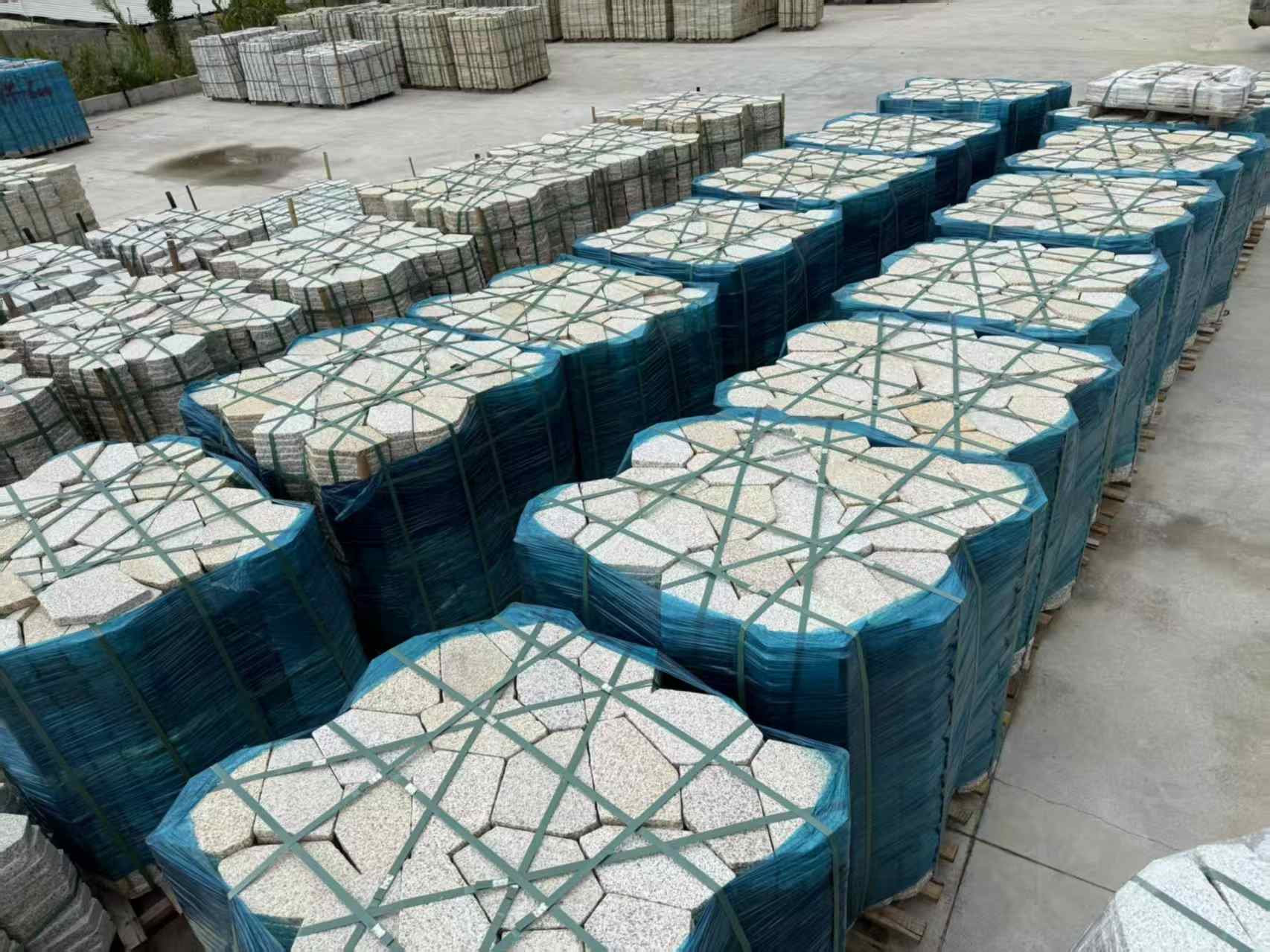 驻马店黄金麻冰裂纹 碎拼