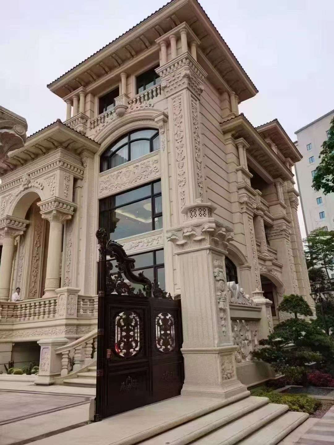 驻马店黄金麻别墅外墙异形定制