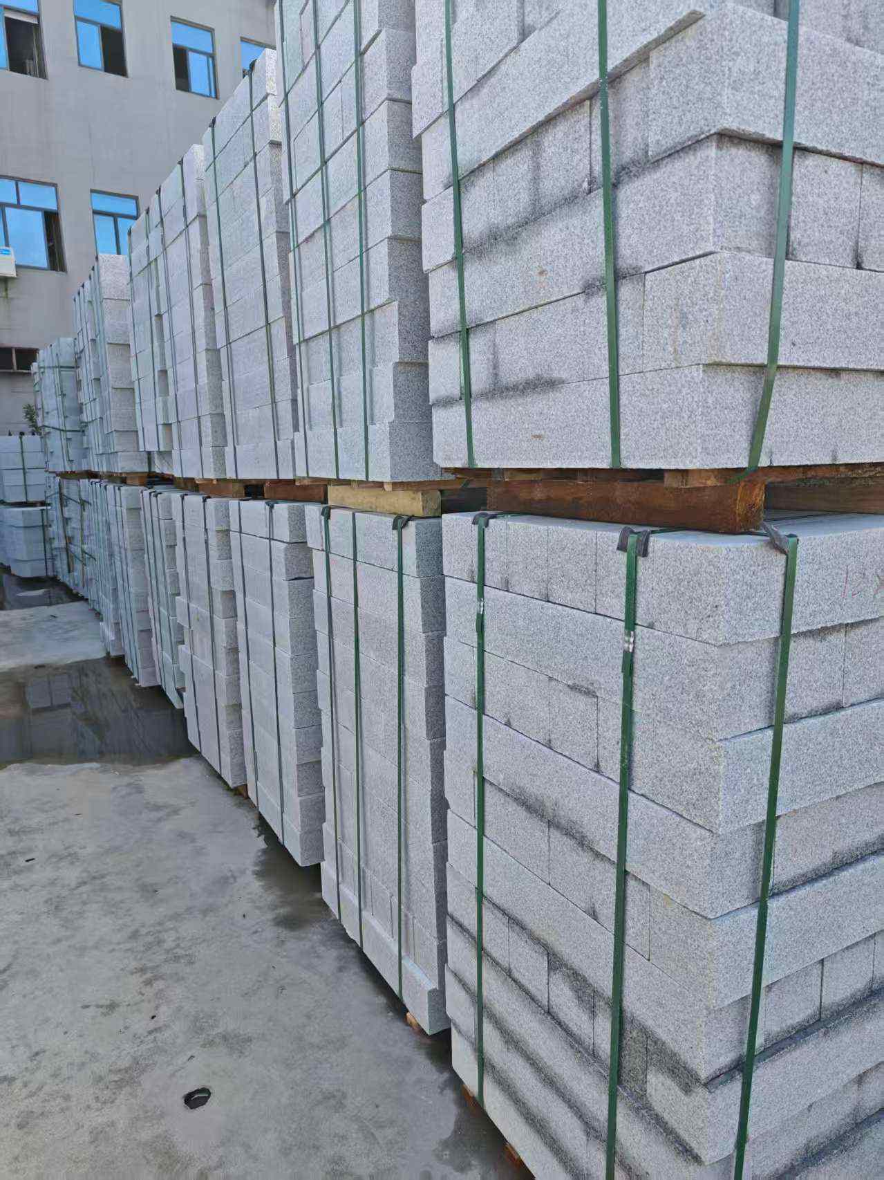 驻马店芝麻白路牙石，路侧石