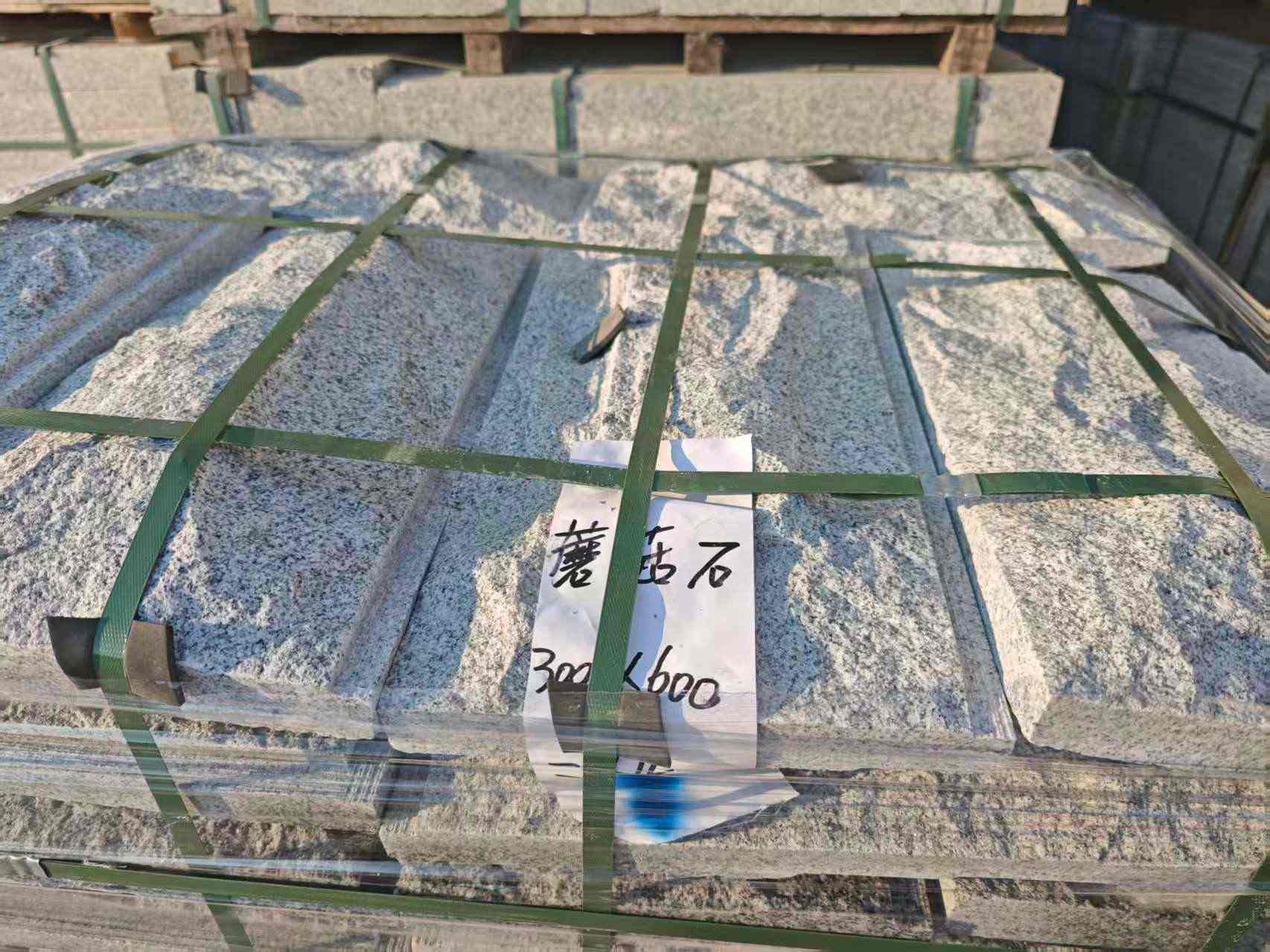 驻马店芝麻白蘑菇石，自然面